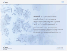 Tablet Screenshot of nvisionmedical.com